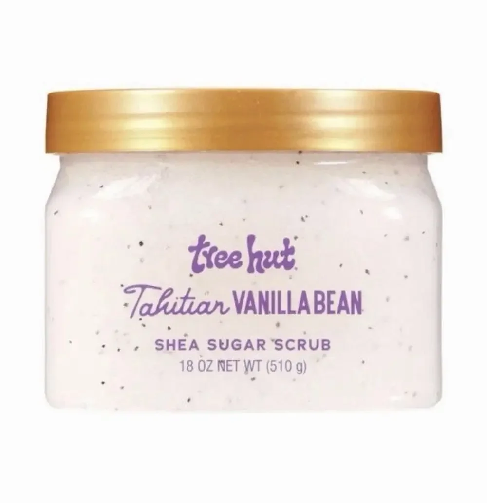 Tree Hut | Tahitian Vanilla Bean | Shea Sugar Body Scrub | hard to find | 18 oz